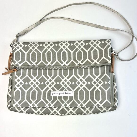 Petunia Pickle Bottom Handbags - Petunia Pickle Bottom Crossover Clutch - Quartz